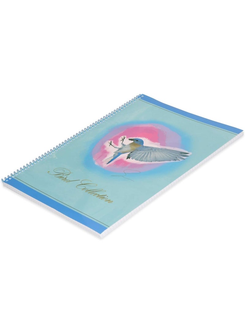 FIS Soft Cover Spiral Notebook A4, 5mm Square, 80-Sheets 10-Piece - FSNB5A480BC2 - Image 2